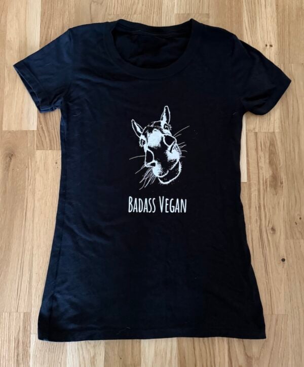 Badass Vegan Ladies T-shirt