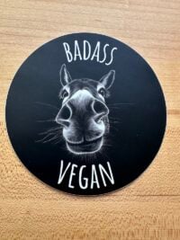 Badass vegan sticker